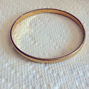 Monett Gold Tone Bangle Bracelet